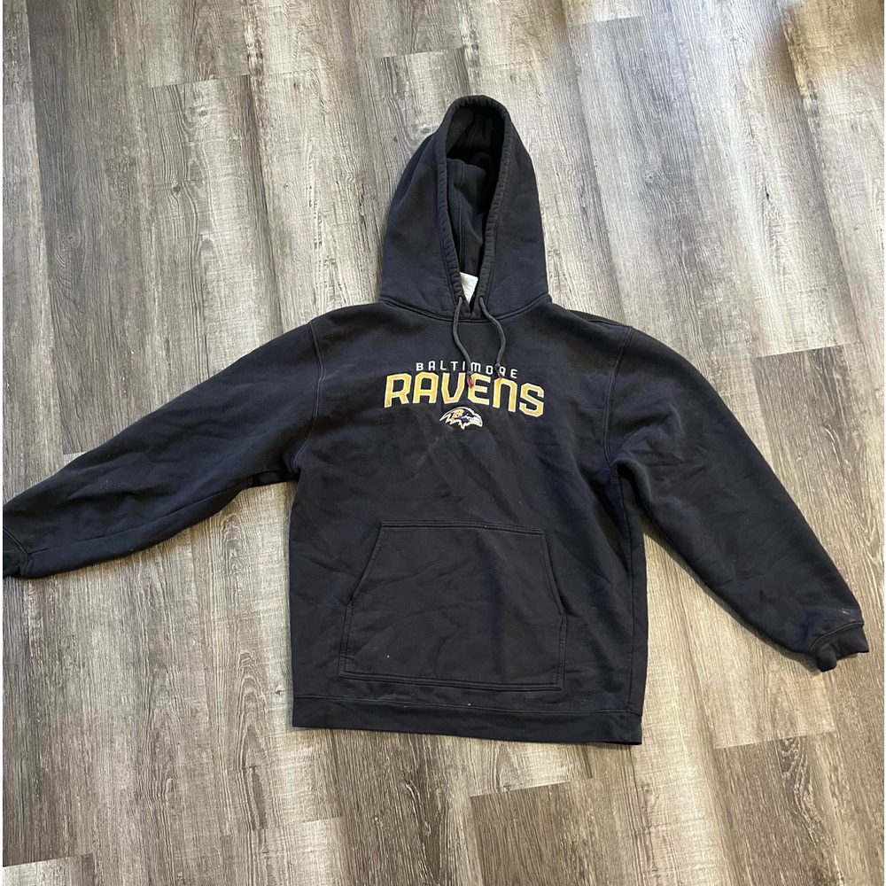 Vintage Baltimore Ravens Hoodie USED WITH STAIN ON SLEEVE